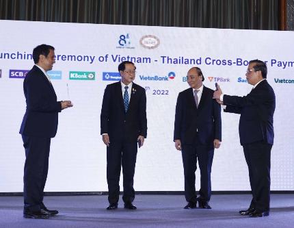 Lễ công bố kết nối thanh toán bán lẻ ứng dụng mã phản hồi nhanh (QR code) giữa Việt Nam và Thái Lan - Ảnh 2.