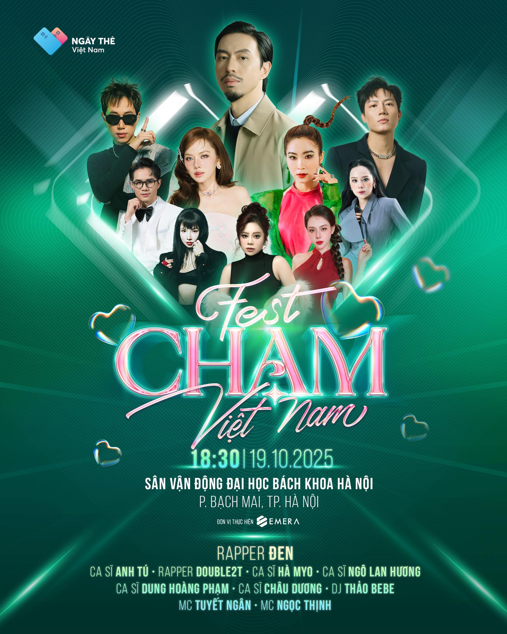 NAPAS tặng vé miễn phí đêm nhạc "CHẠM VIỆT NAM" tại Sóng Festival - Ngày thẻ Việt Nam 2025  - Ảnh 1.