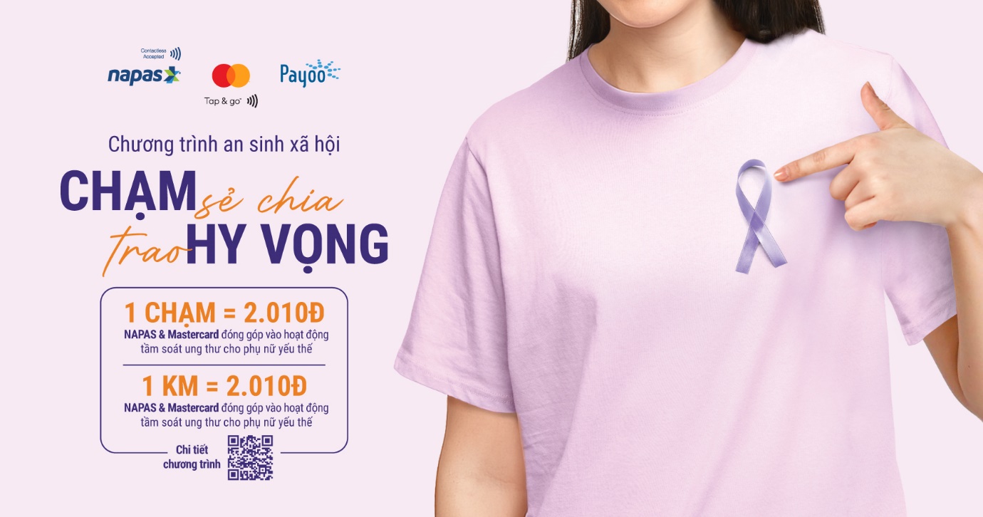 NAPAS, MASTERCARD và PAYOO trao tặng gói tầm soát ung thư và xét nghiệm HPV cho phụ nữ yếu thế- Ảnh 1.