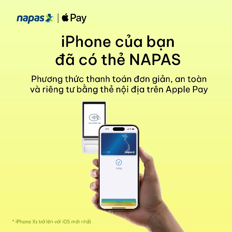 NAPAS triển khai Apple Pay cho khách hàng tại Việt Nam- Ảnh 1.