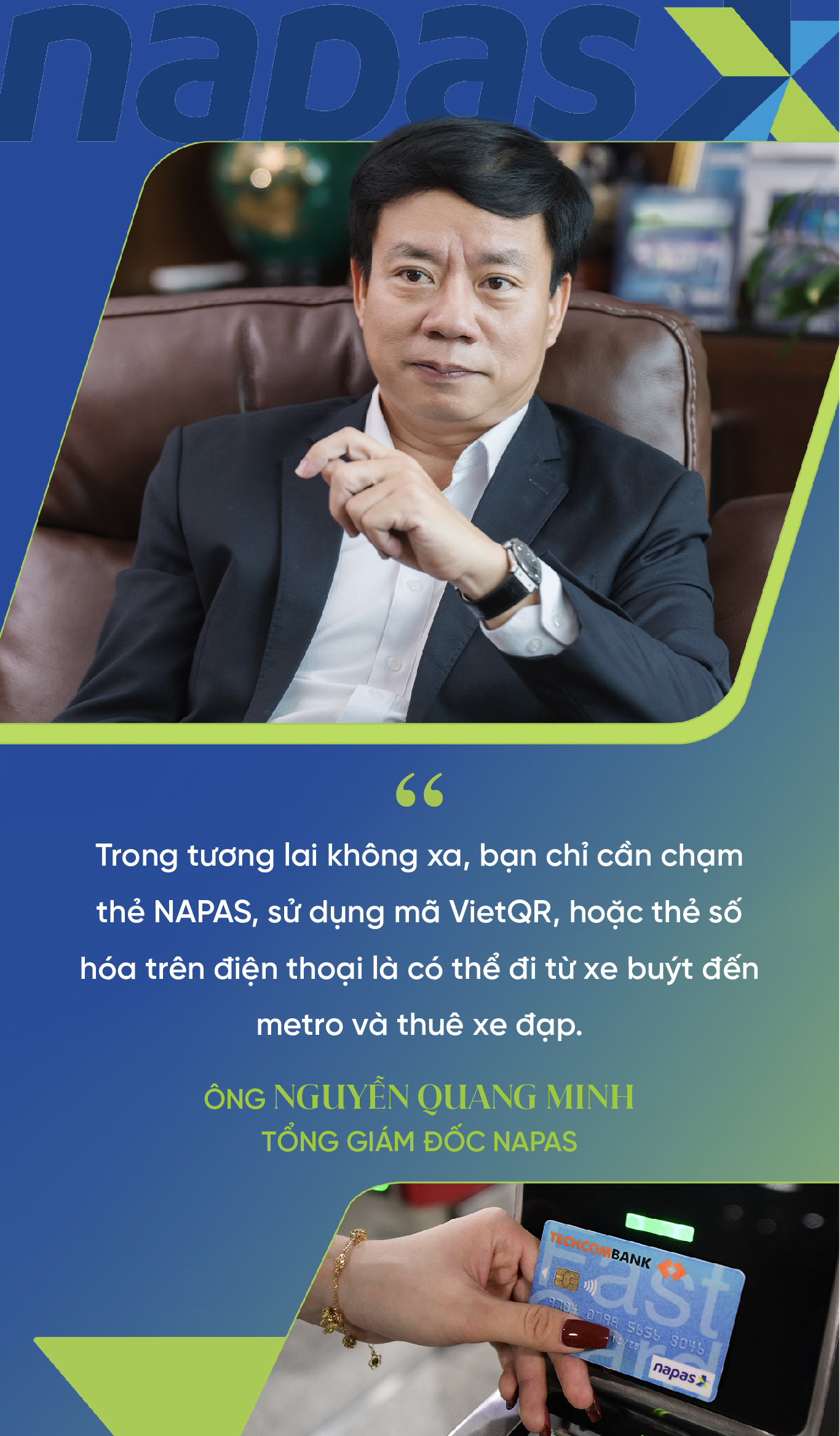 TGĐ NAPAS: Thẻ ngân hàng sẽ trở thành “chìa khóa” kết nối mọi dịch vụ, từ giao thông, y tế, đến giáo dục, thương mại- Ảnh 6.