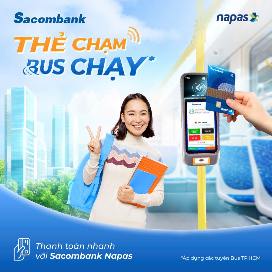 Giao thông công cộng TP. Hồ Chí Minh hiện đại hóa với thanh toán thẻ NAPAS không tiếp xúc- Ảnh 2.