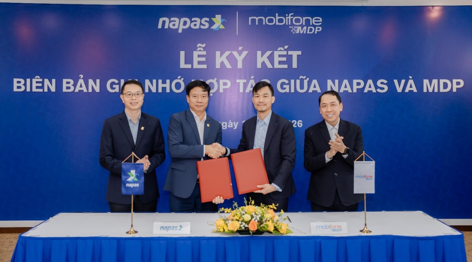 NAPAS and MDP Sign Memorandum of Understanding to Promote the Development of the National Payment Infrastructure- Ảnh 1.
