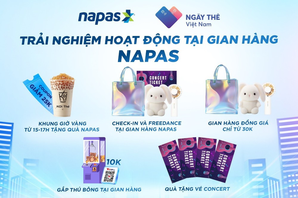 NAPAS mang hệ sinh thái thanh toán hiện đại cùng hàng ngàn quà tặng hấp dẫn đến Ngày thẻ Việt Nam 2025- Ảnh 1.