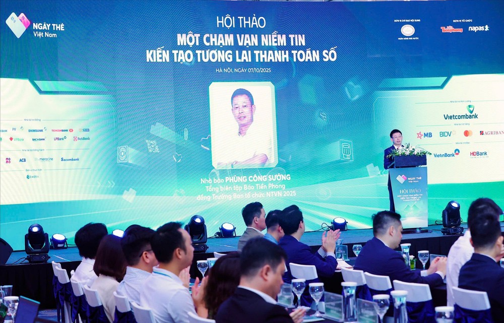 Hội thảo Ngày thẻ Việt Nam 2025: Một chạm vạn niềm tin - Kiến tạo tương lai thanh toán số"- Ảnh 1. Hội thảo Ngày thẻ Việt Nam 2025: Một chạm vạn niềm tin - Kiến tạo tương lai thanh toán số"- Ảnh 1.