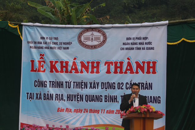 NAPAS inaugurated a charity project in Ban Ria commune, Ha Giang province- Ảnh 2.