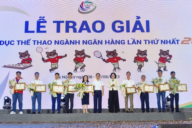 Bế mạc Đại hội thể dục thể thao ngành Ngân hàng lần thứ Nhất, năm 2023 - Ảnh 2.