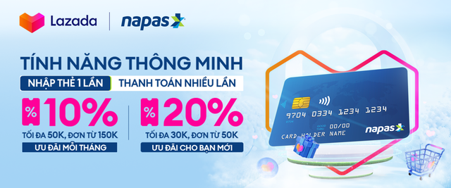 Shop till you drop, save up to 20% with NAPAS & LAZADA - Ảnh 1.