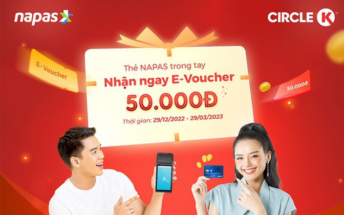 NAPAS cardholders to receive voucher of 50,000VND at Circle K convenience store system