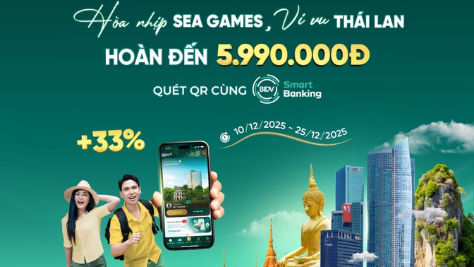 Đến Thái Lan, quét QR tận hưởng ưu đãi hấp dẫn từ NAPAS và BIDV
