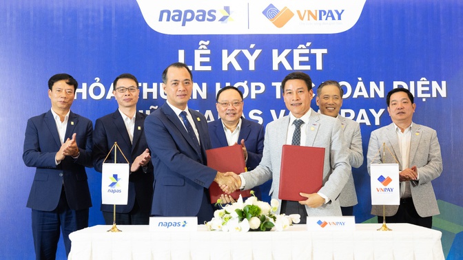 NAPAS và VNPAY ký kết thỏa thuận hợp tác toàn diện mở rộng hệ sinh thái số 