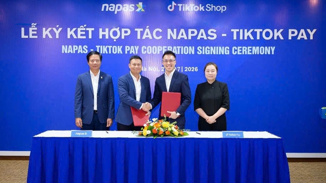 NAPAS bắt tay Tiktok Shop triển khai giải pháp thanh toán số