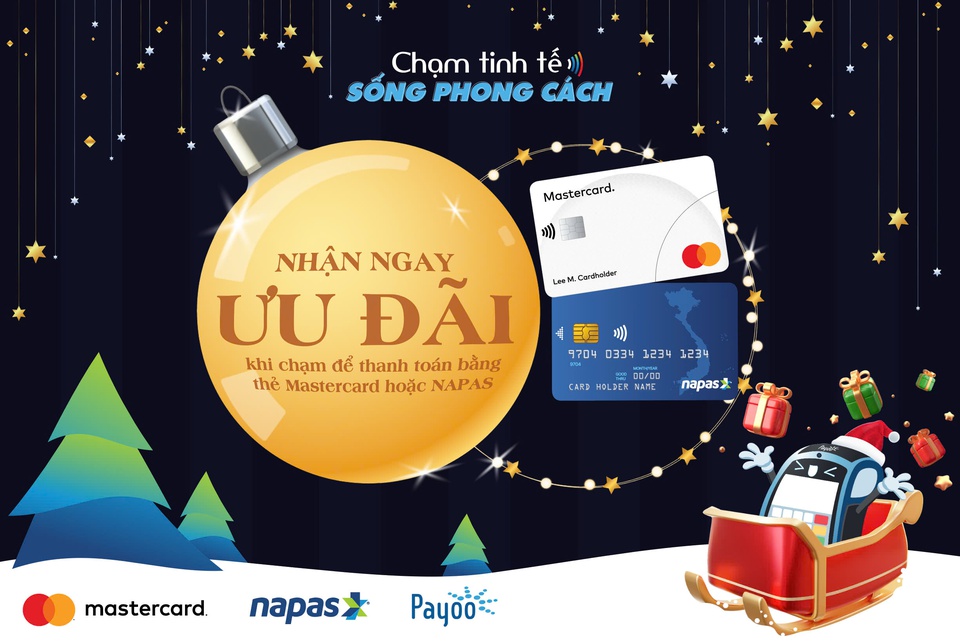 NAPAS, MASTERCARD tung ưu đãi khuấy động mùa khuyến mãi cuối năm - Ảnh 1.