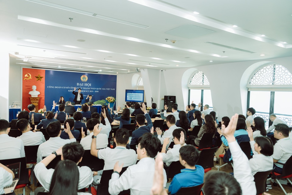 NAPAS tổ chức Đại hội Công đoàn cơ sở lần thứ VI, nhiệm kỳ 2025 – 2030- Ảnh 3.