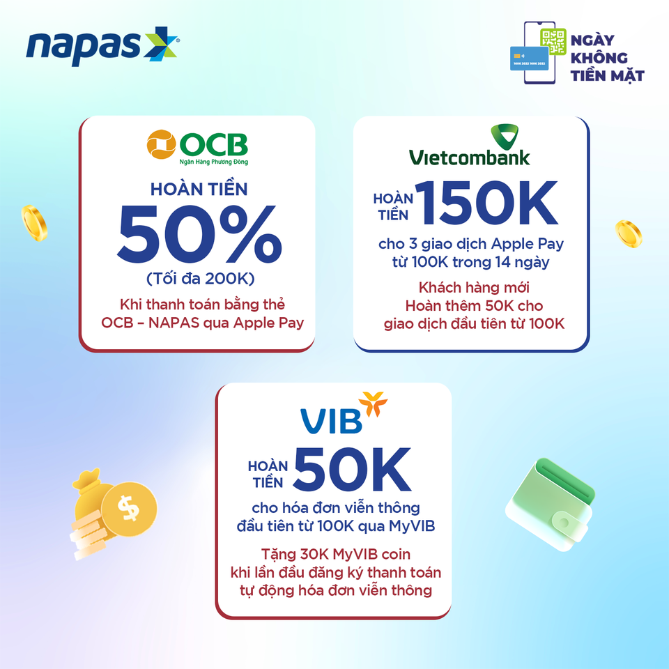 NAPAS tung loạt chương trình khuyến mãi hấp dẫn hưởng ứng Ngày không tiền mặt 2025- Ảnh 3.