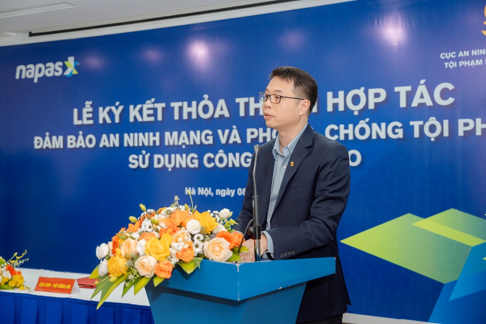 NAPAS và Cục A05 (Bộ Công an) ký kết thỏa thuận hợp tác chiến lược về an ninh mạng và phòng chống tội phạm công nghệ cao- Ảnh 4.